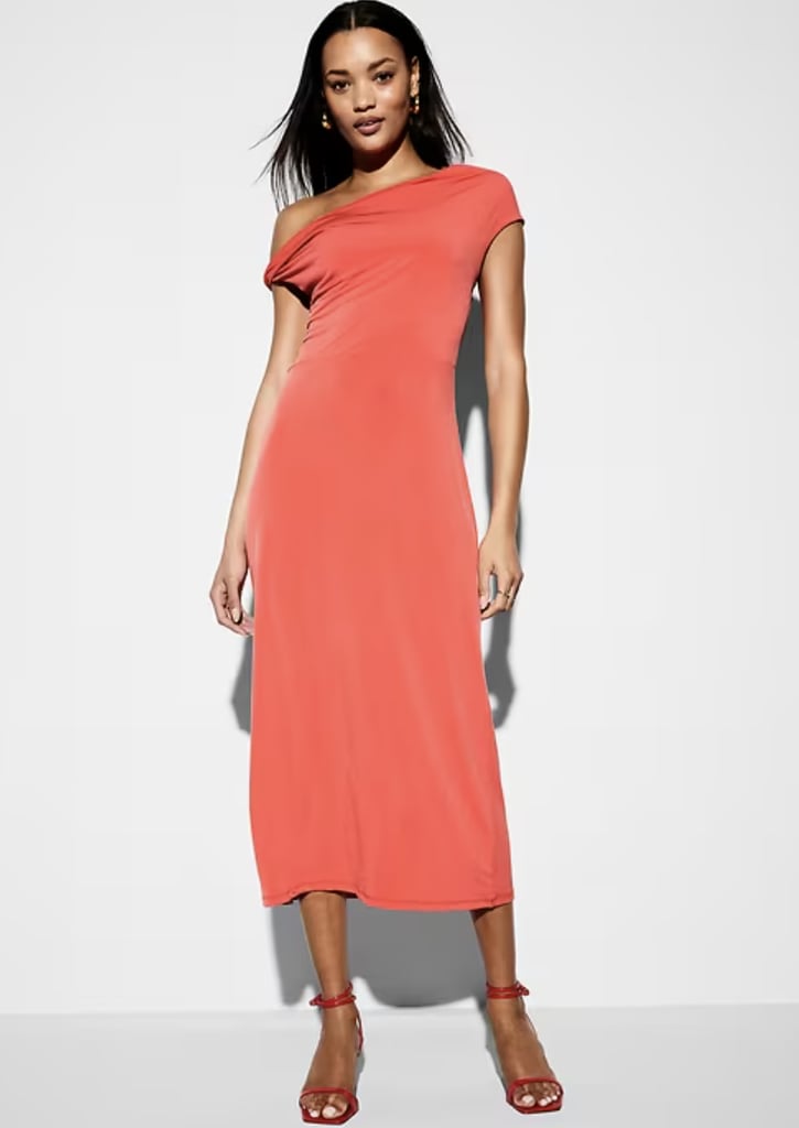 The Occasion by Old Navy One-Shoulder Midi Dress