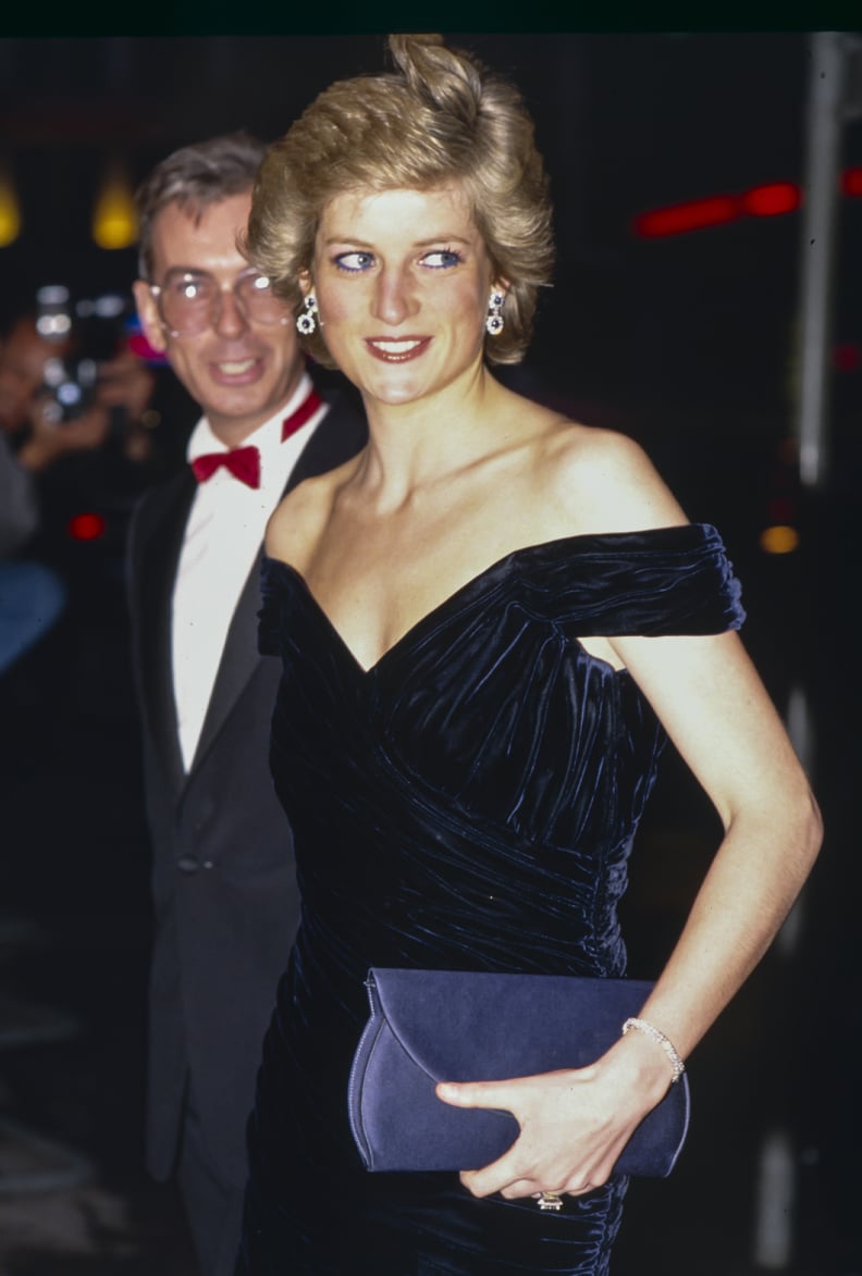 Princess Diana Wearing the Victor Edelstein Dress at the Wall Street Premiere in 1988
