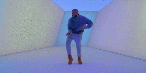 Drake in the "Hotline Bling" Music Video