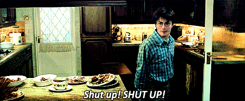 When Your Friend Tries to Tell You She's Too Busy For a Harry Potter Marathon