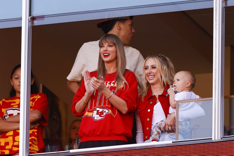 Oct. 22: Taylor Swift and Brittany Mahomes Debut Their Secret Handshake