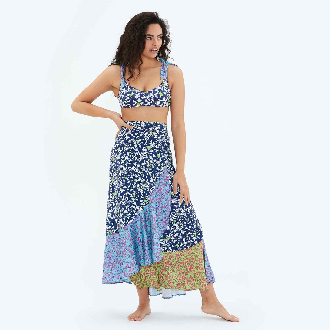 The Beach to Brunch Wrap Skirt This Summersalt x Tanya Taylor
