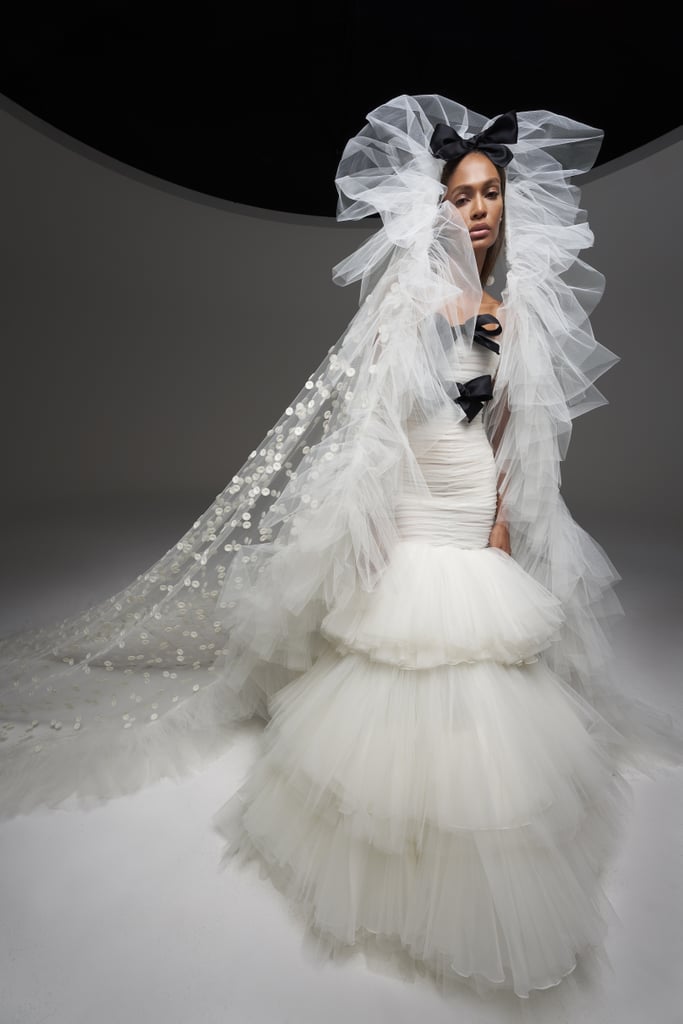 Joan Smalls Models Giambattista Valli's Couture Collection