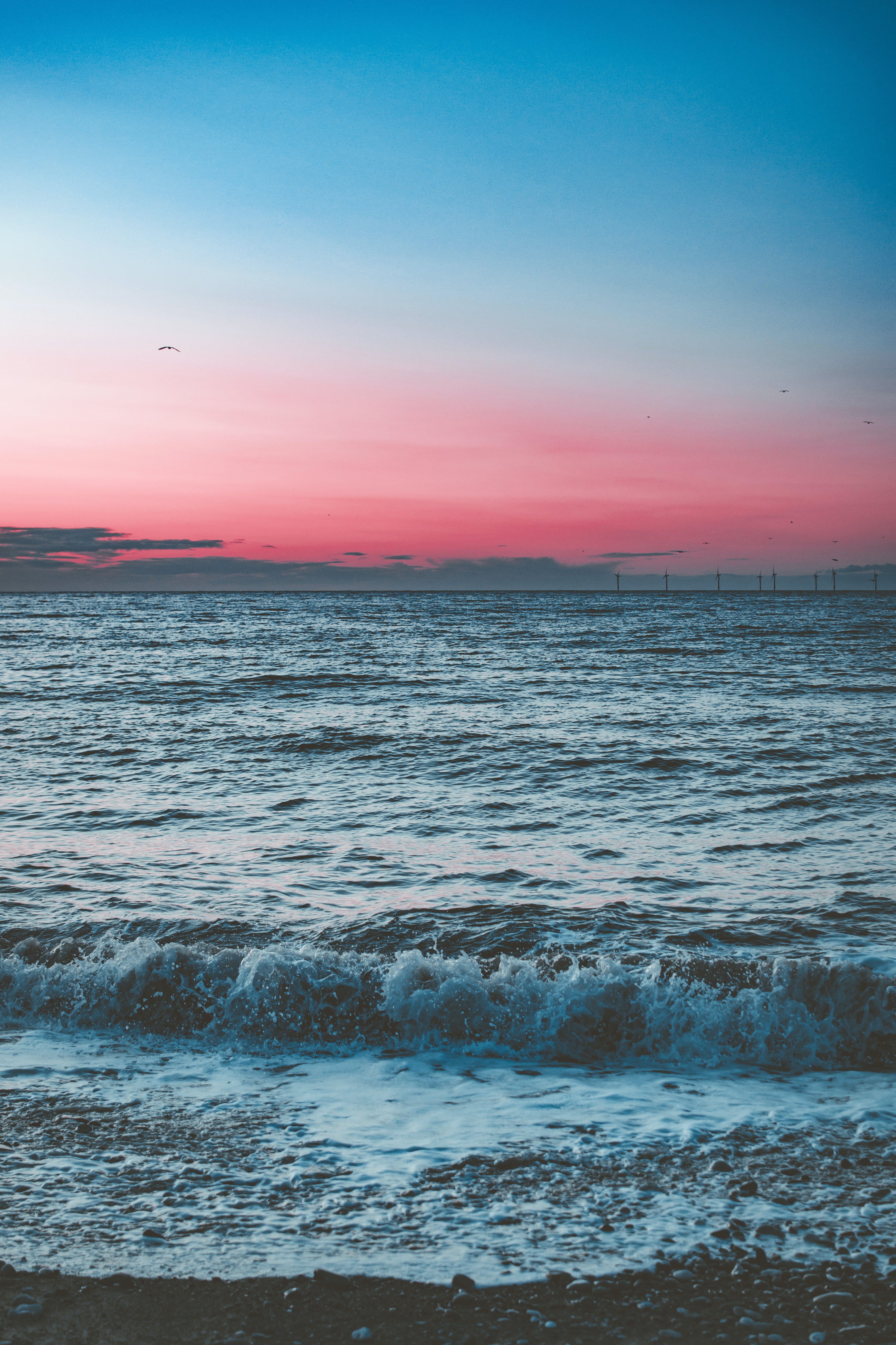 ocean sunset iphone wallpaper