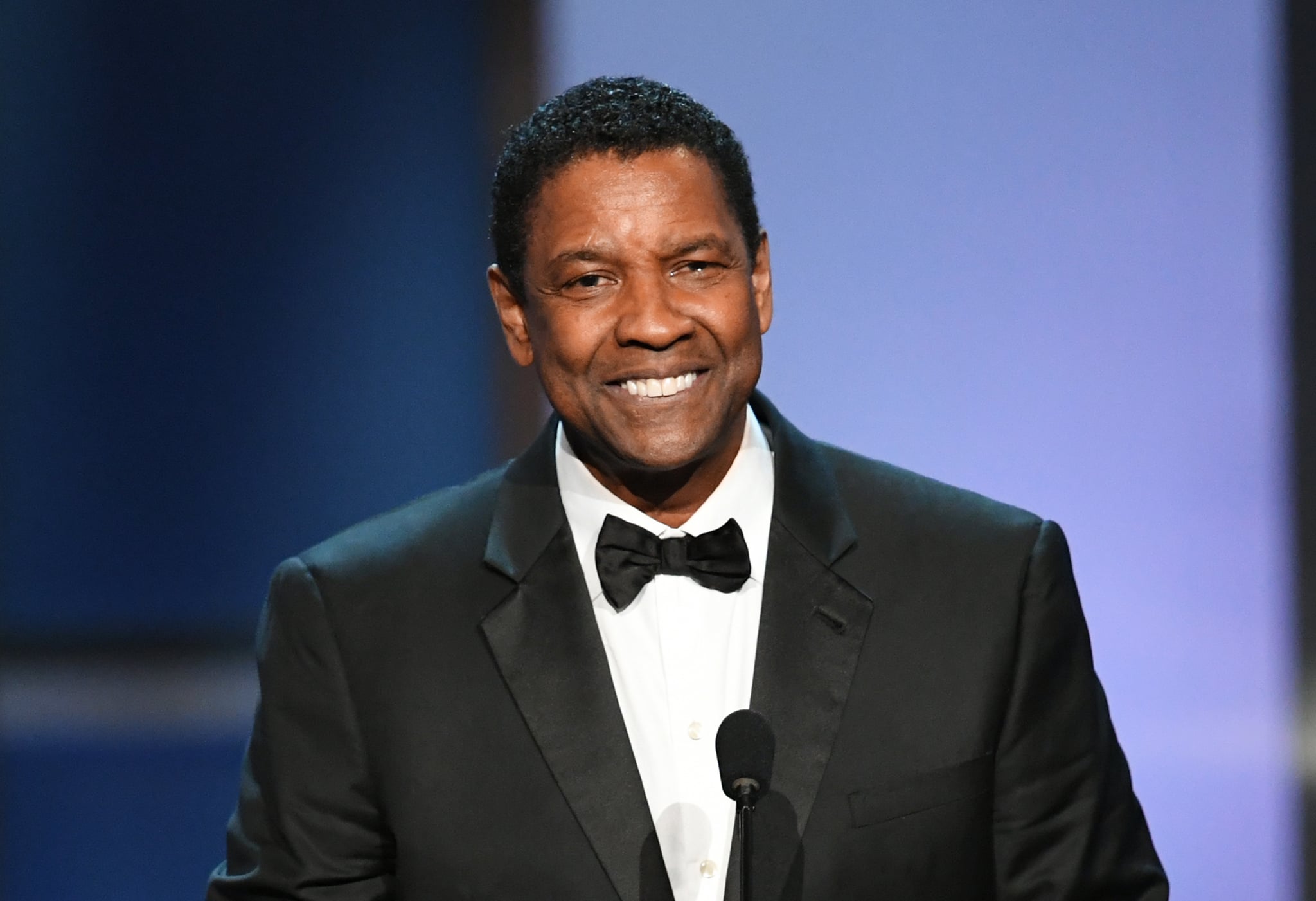 HOLLYWOOD, CALIFORNIA - JUNE 06: Honoree Denzel Washington speaks onstage during the 47th AFI Life Achievement Award honoring Denzel Washington at Dolby Theatre on June 06, 2019 in Hollywood, California. (Photo by Kevin Winter/Getty Images for WarnerMedia) 610265