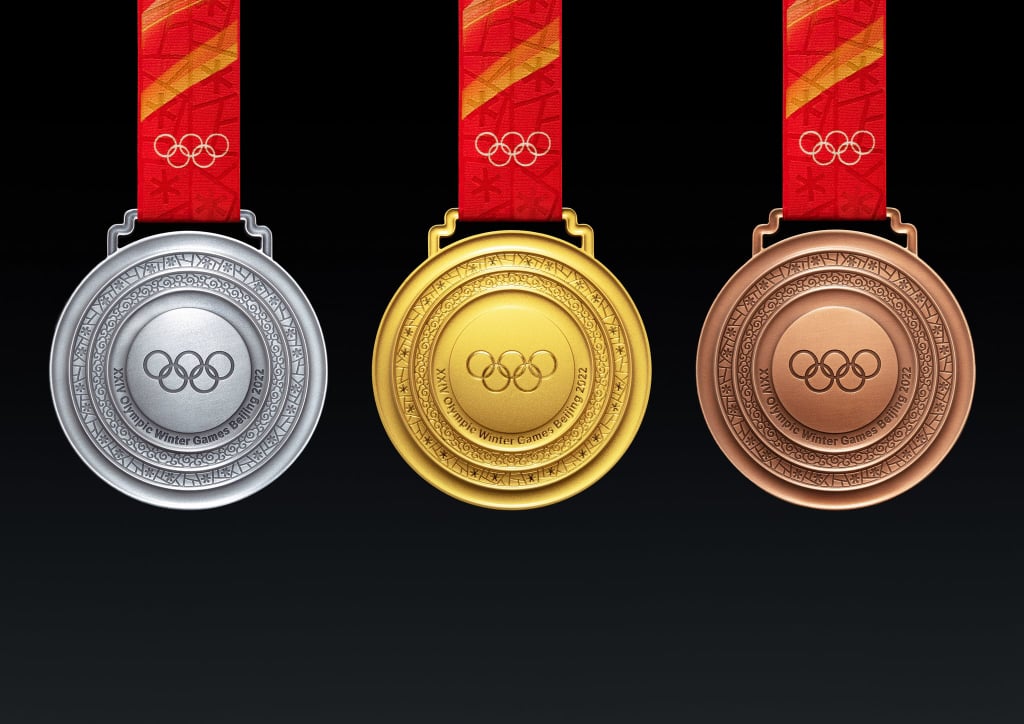 2022年冬季奥运会奖牌的设计