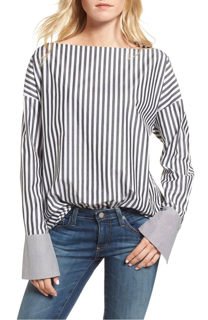 AG Jeans Famke Stripe Blouse