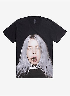 Billie Eilish Tarantula Mouth T-Shirt | All the Good Girls Are