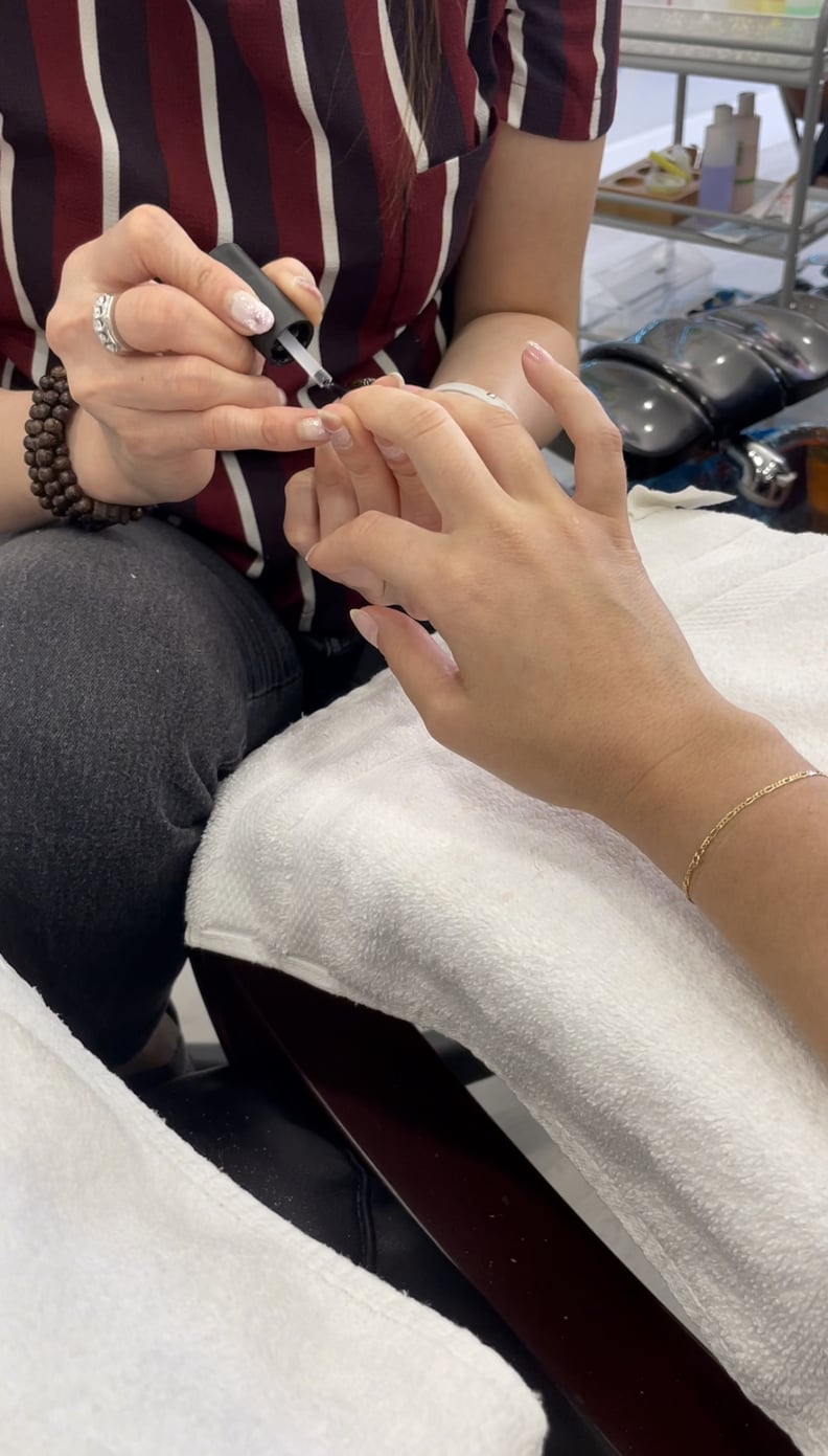 kourtney kardashian wedding manicure