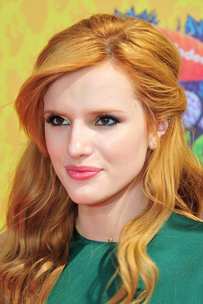 Know how to accent your hair color with makeup. Bella Thorne Best