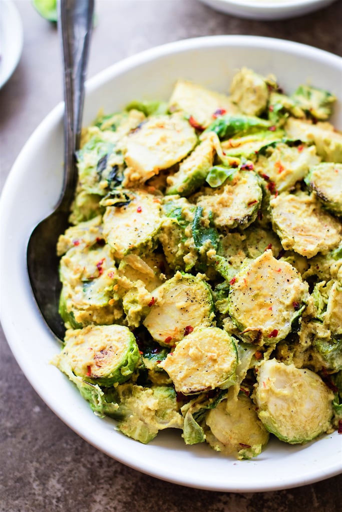 Creamy Mustard Brussels Sprout Superfood Salad