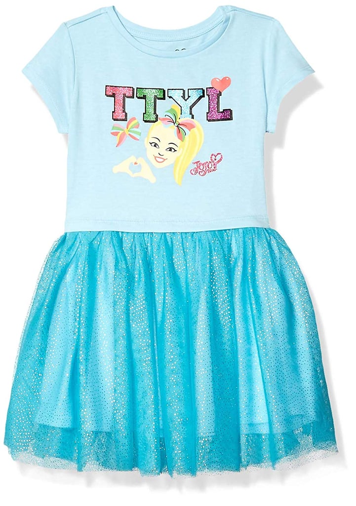 JoJo Siwa Girls' TTYL Emoji Tutu Dress With Tulle Skirt