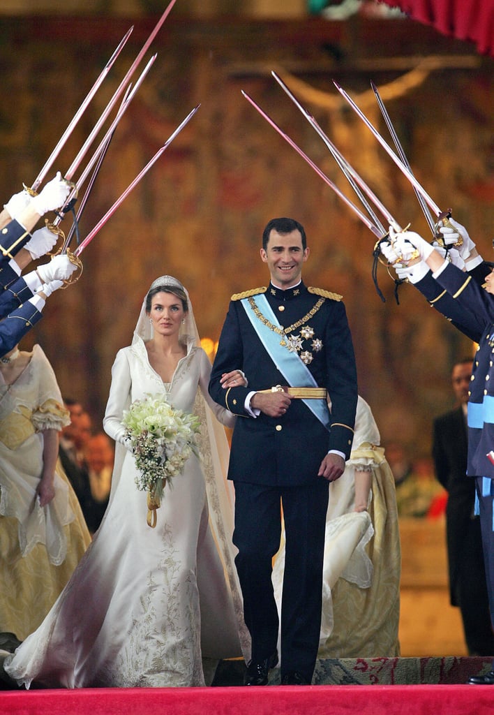 The pair's royal wedding took place in Madrid's Almudena Cathedral.