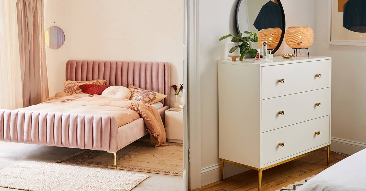 Marcella velvet bed online