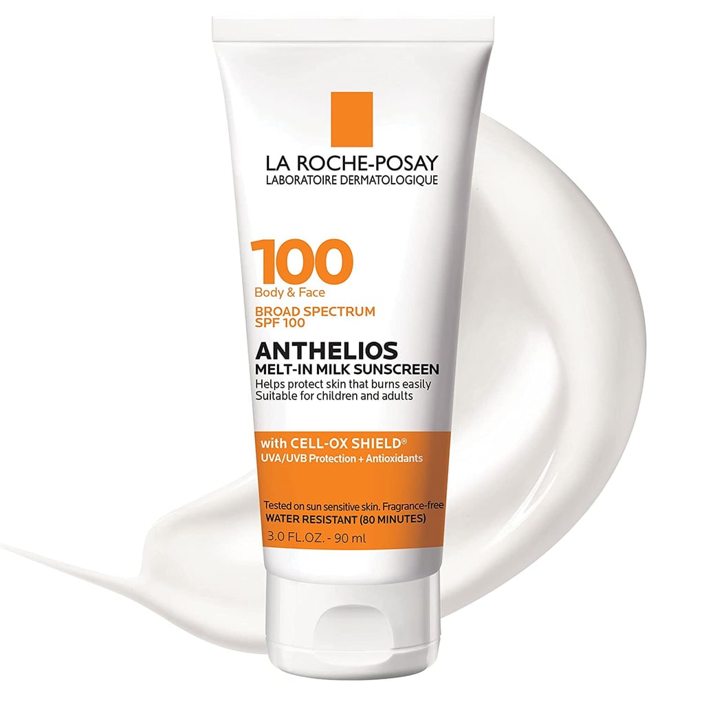 High SPF: La Roche-Posay Anthelios Melt-in Milk Body & Face Sunscreen Lotion Broad Spectrum SPF 100