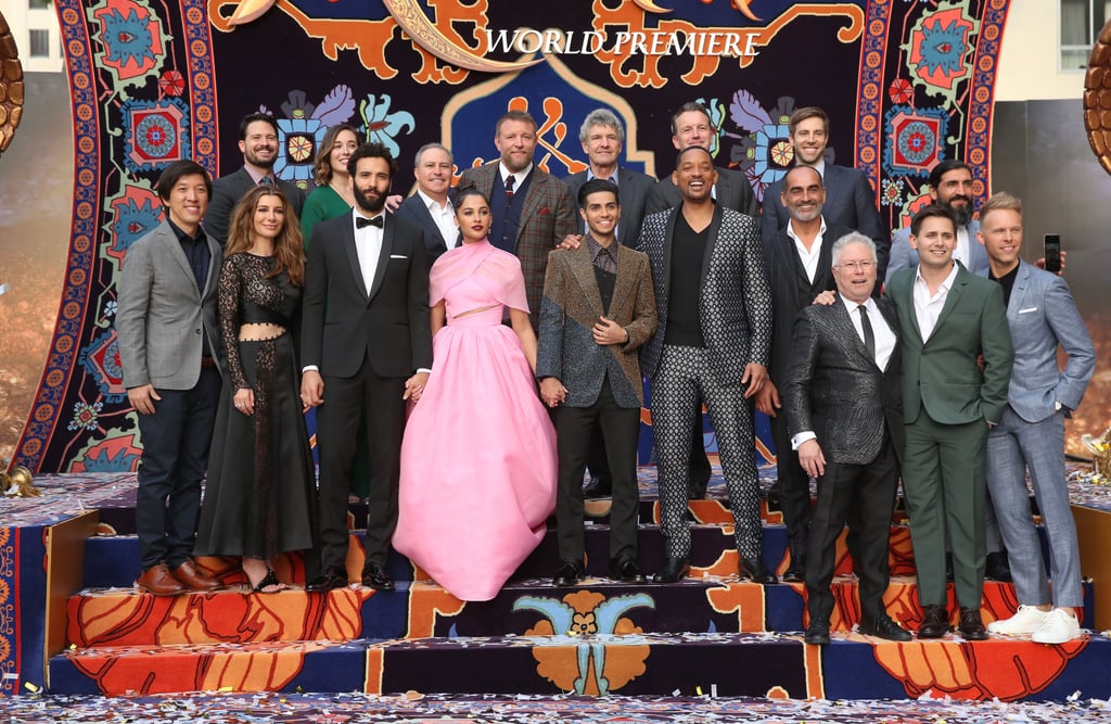 Mena Massoud and Naomi Scott at the Aladdin Premiere 2019