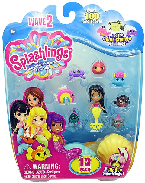 Splashlings Mermaid Figure Set