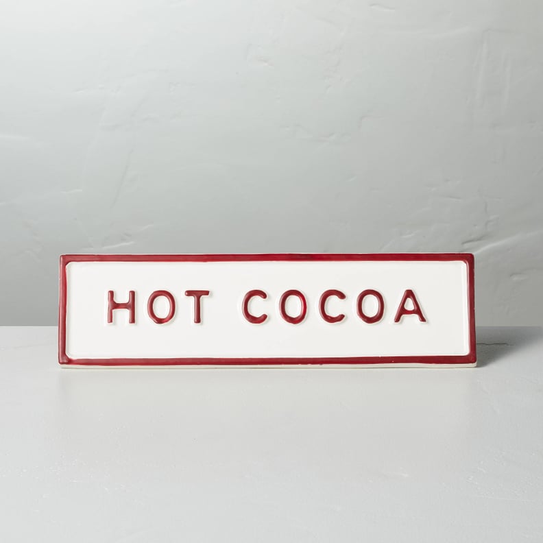 Hot Cocoa Tabletop Sign