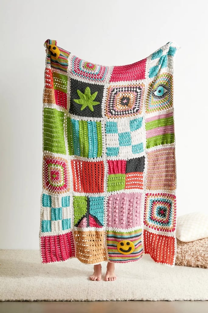 A Pop of Color: Granny Art Throw Blanket