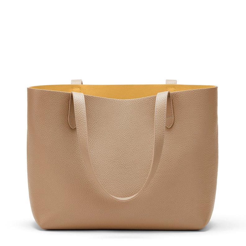 Cuyana Small Structured Leather Tote