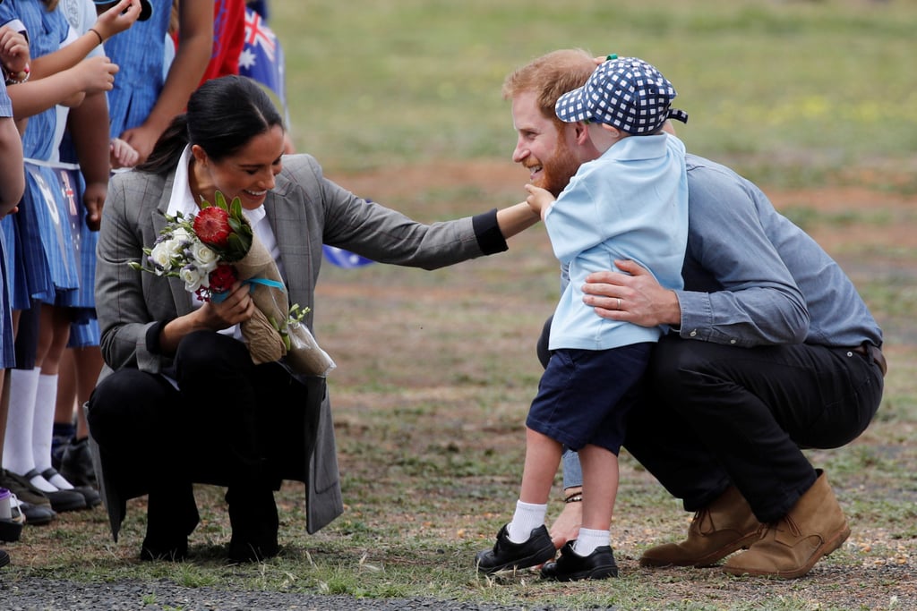 Prince Harry and Meghan Markle With Boy in Dubbo, Australia