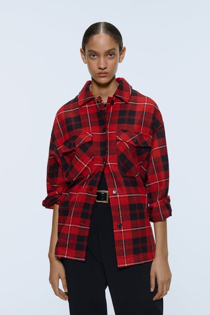 Zara Plaid Overshirt | Stylish Ski Clothes and Accessories For Women ...