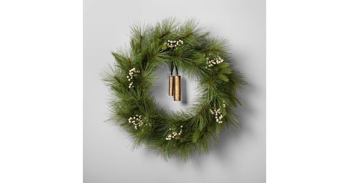 Hearth & Hand With Magnolia Artificial Pine Wreath With Bell Joanna