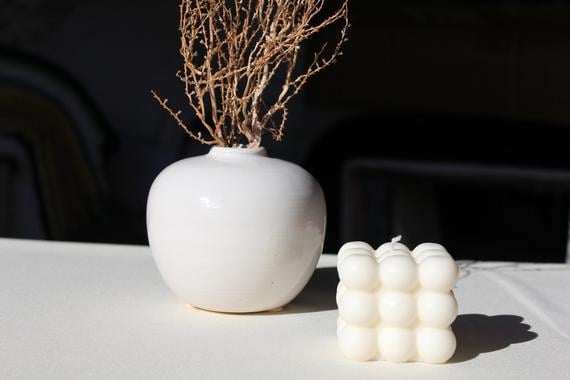 Bubble Cube Candle