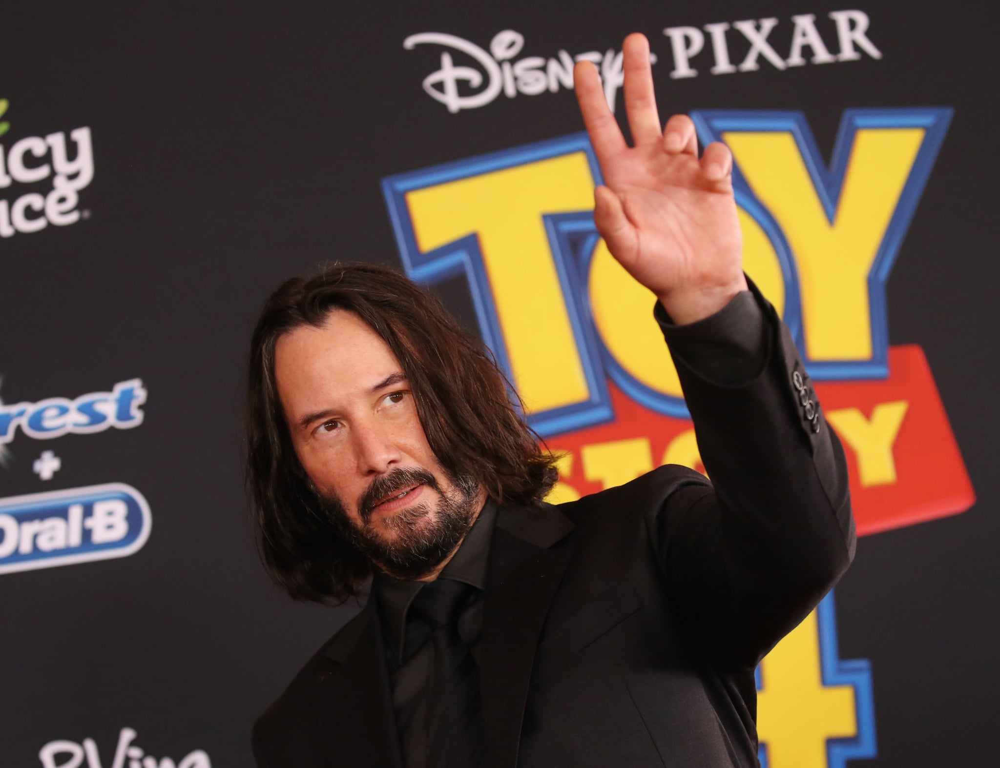 Keanu Reeves at the Toy Story 4 Premiere Tom Hanks and Tim Allen