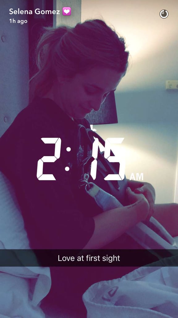 Selena Gomez Giving Her Friend a Givenchy Bag on Snapchat