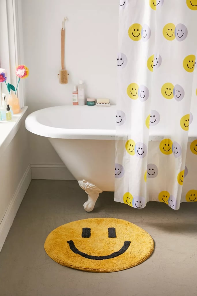 A Positive Bath Mat: Happy Face Bath Mat