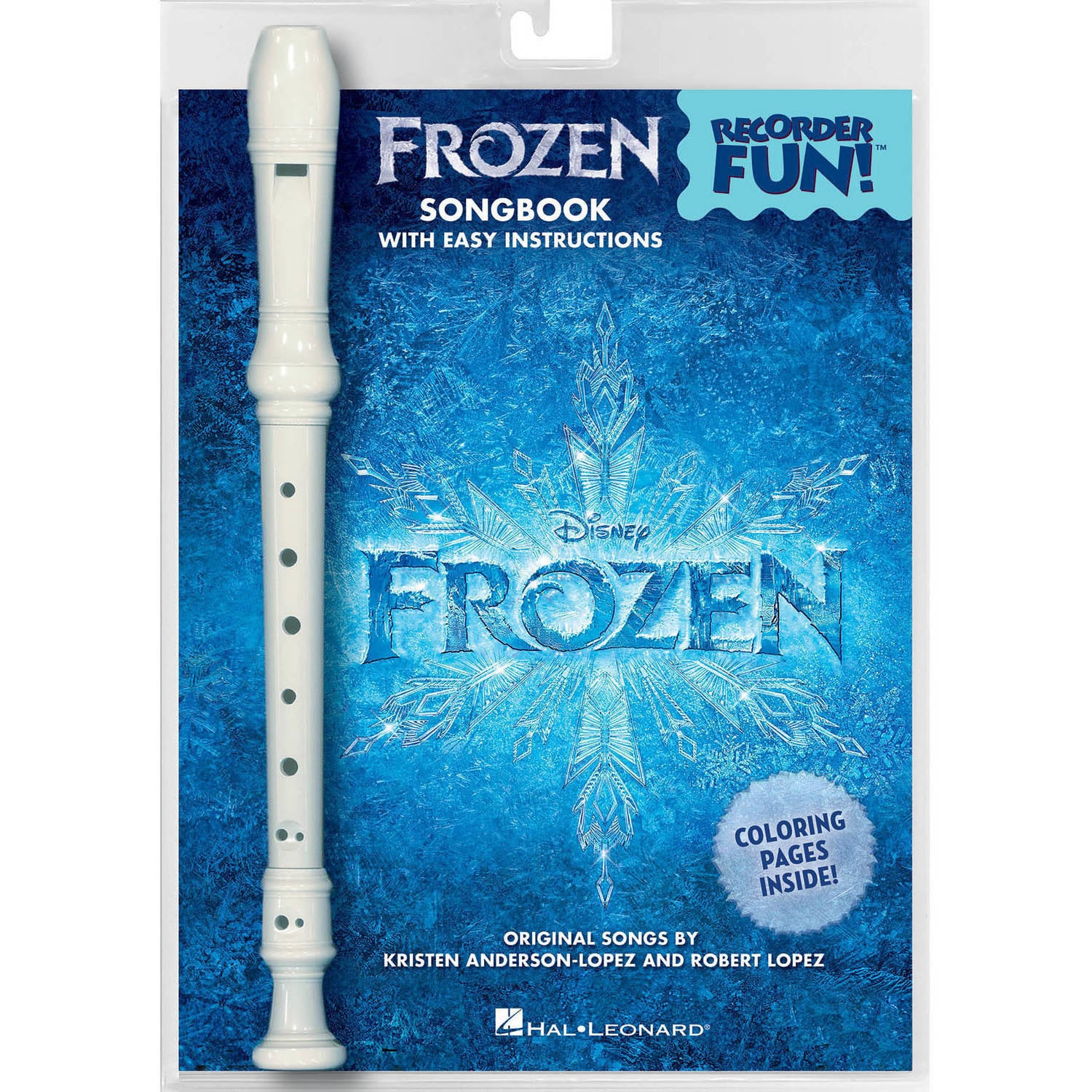 Hal Leonard Frozen Recorder Fun Pack With Instrument 10