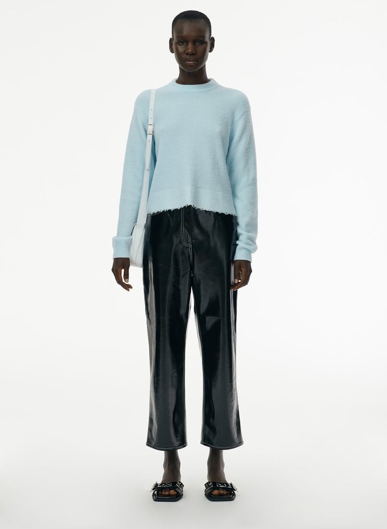 Tibi Heat Pressed Crewneck Sweater