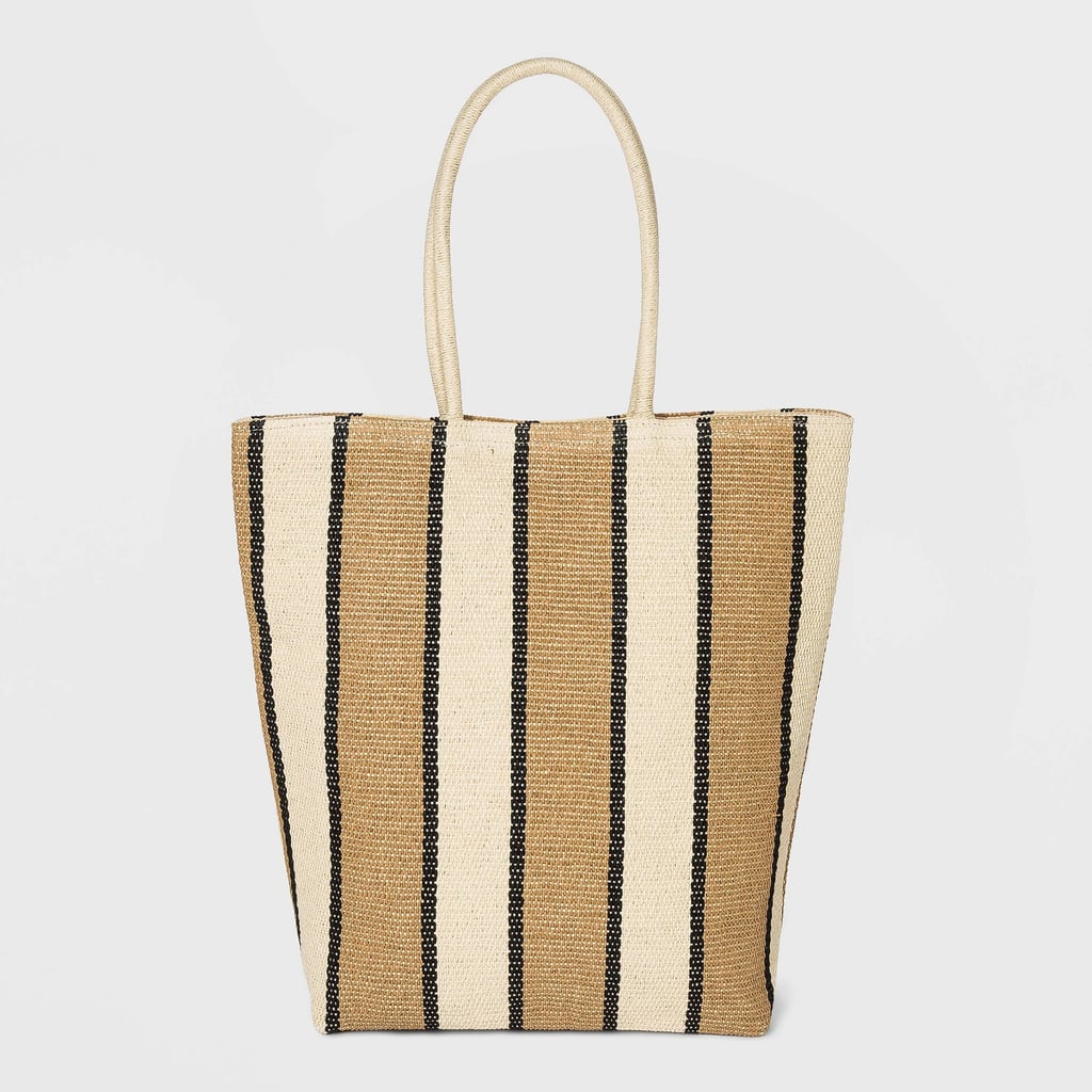 Tote to Trot: A New Day Straw Tote Handbag
