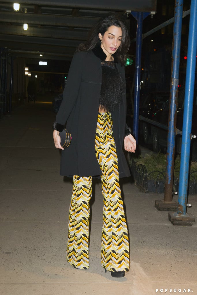 Amal Clooney Out to Dinner March 2015 | Pictures