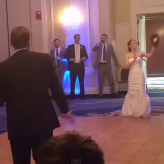 Dad Interrupts Father-Daughter Dance to Play Catch