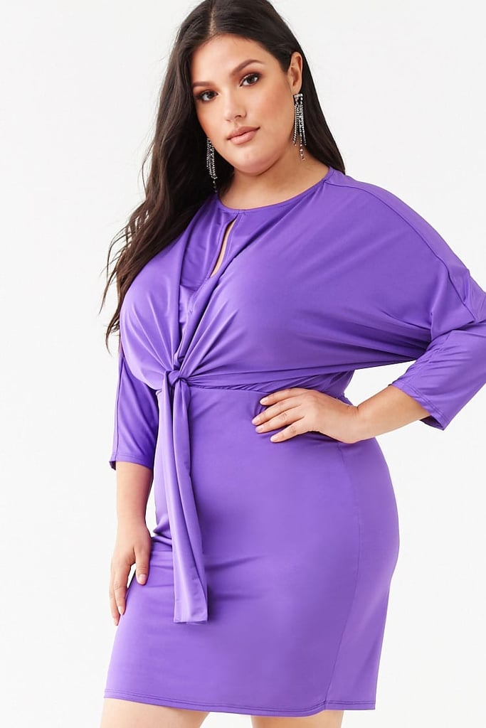 Forever 21 Plus Size Knotted Mini Dress