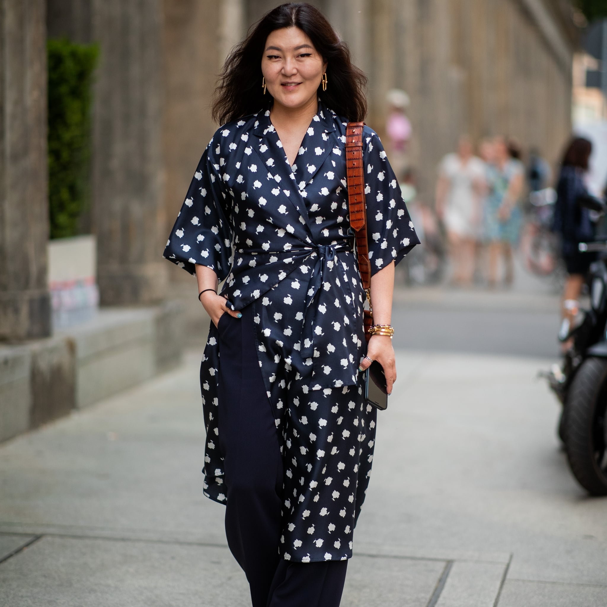 Wrap dress hotsell with jeans
