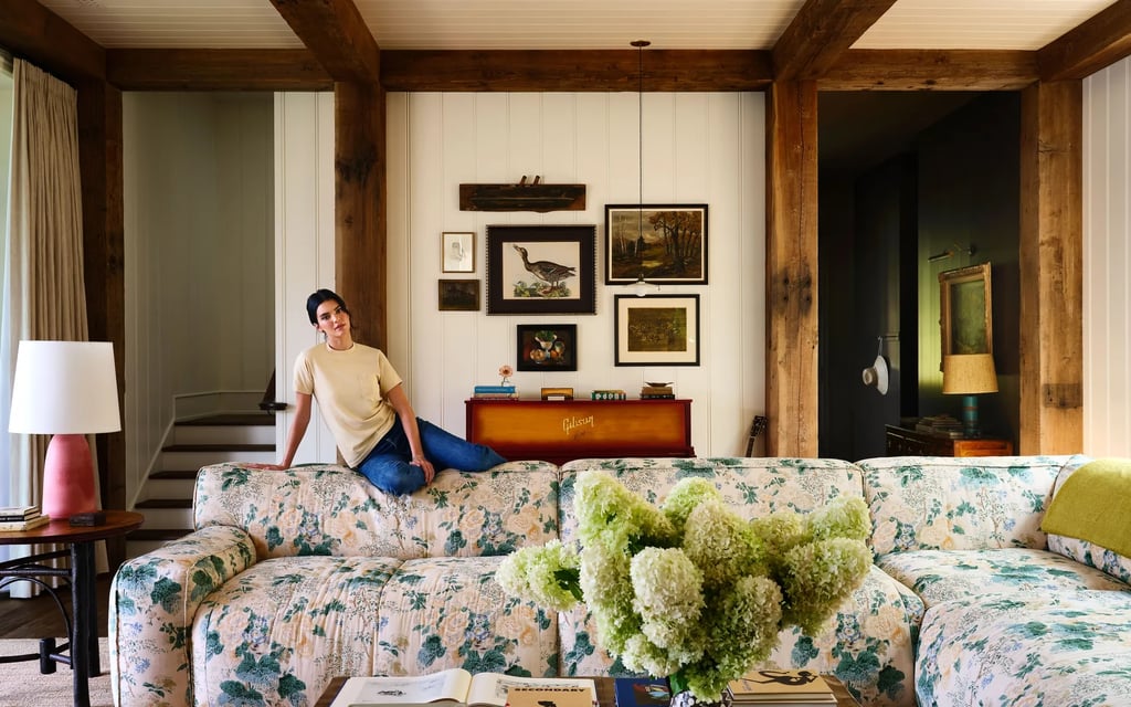 Kendall Jenner's Mountain Home Living Room