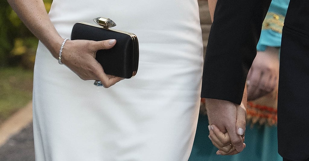 Meghan Markle Wearing Princess Diana's Aquamarine Ring