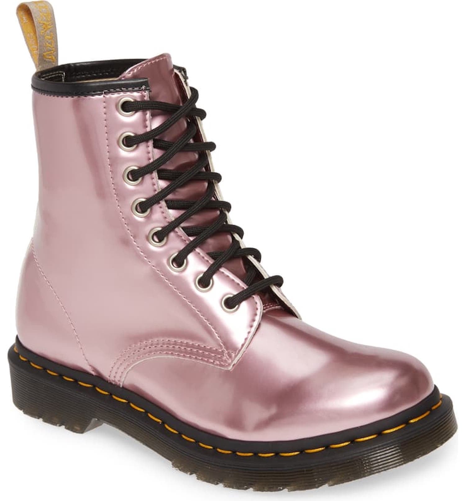 Doc martin pink best sale boots