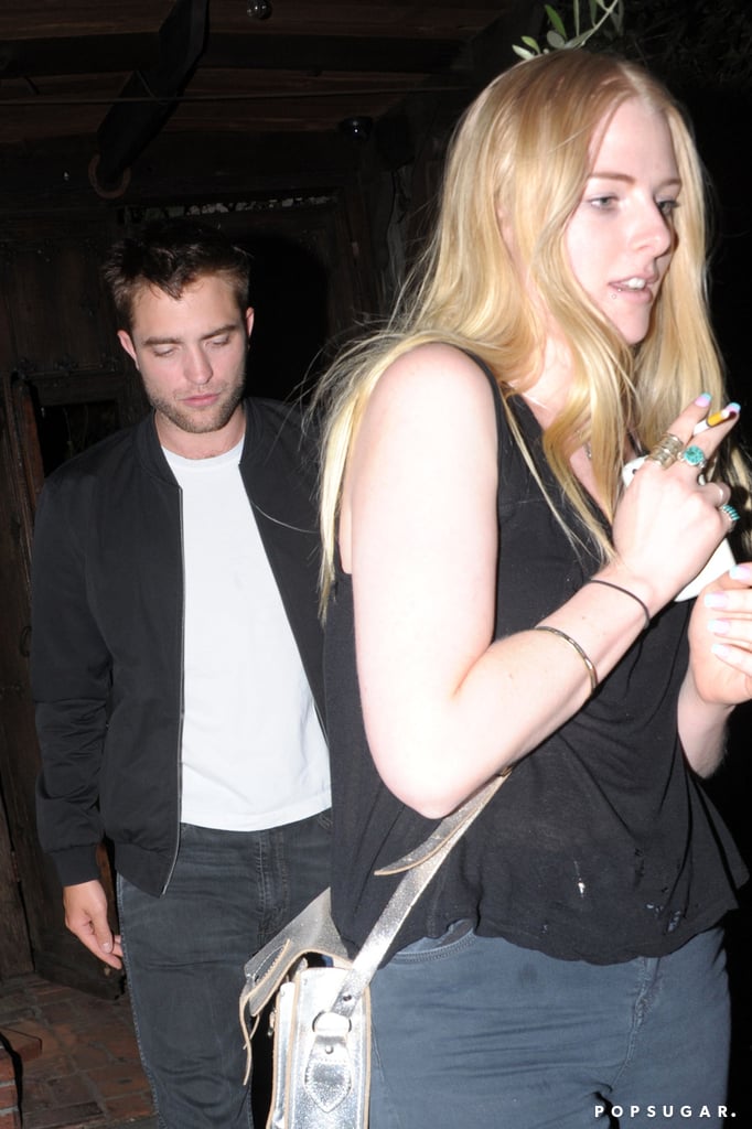 Robert Pattinson Dines at The Little Door in LA