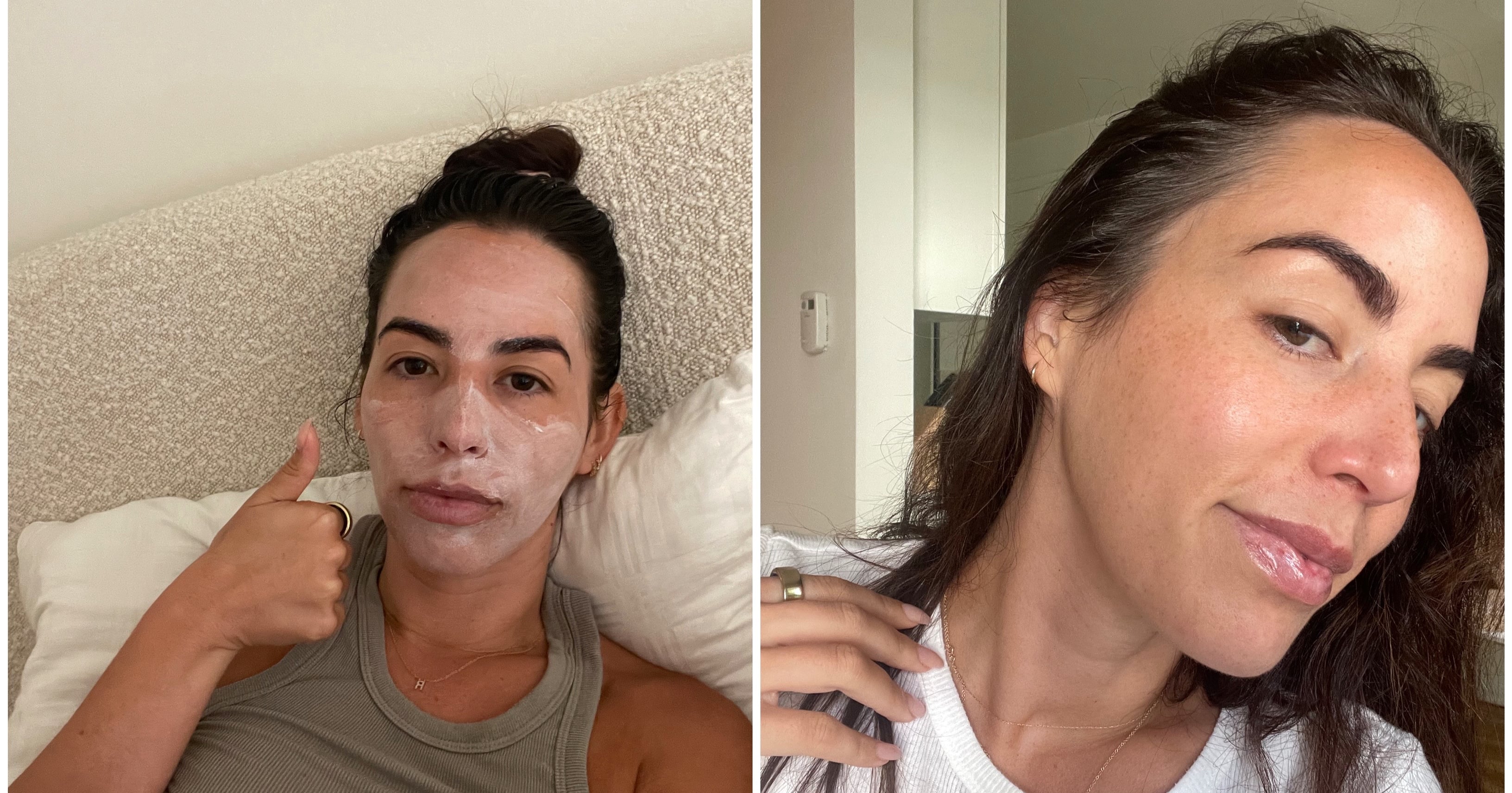 I Tried Face Basting on Dry, Acne-Prone Skin: See Photos