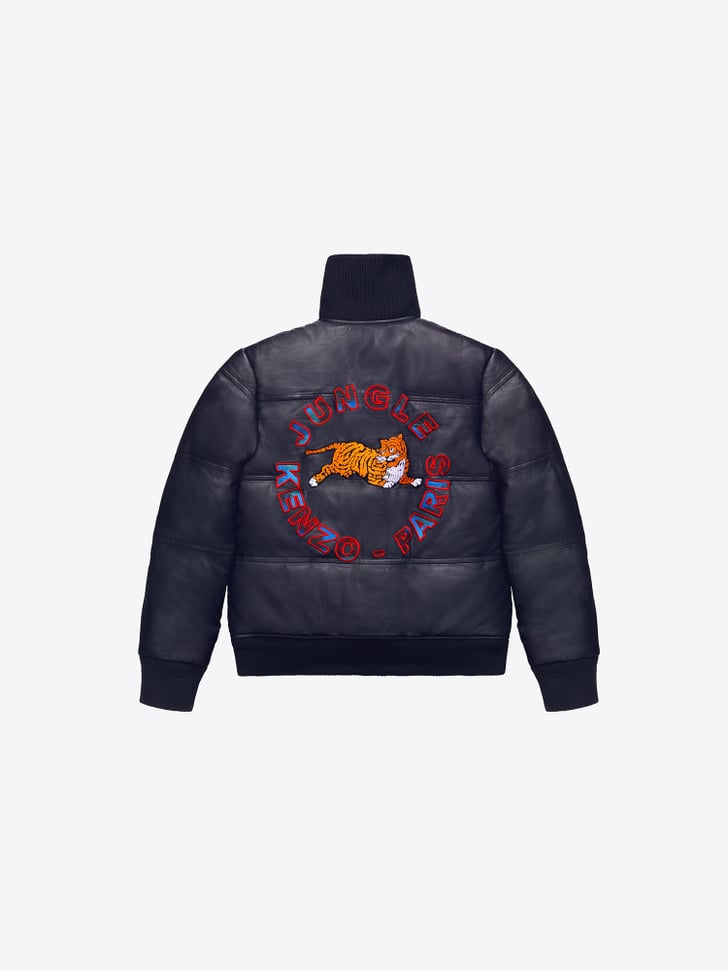 Padded Leather Jacket ($399) | H&M x Kenzo Collaboration 2016
