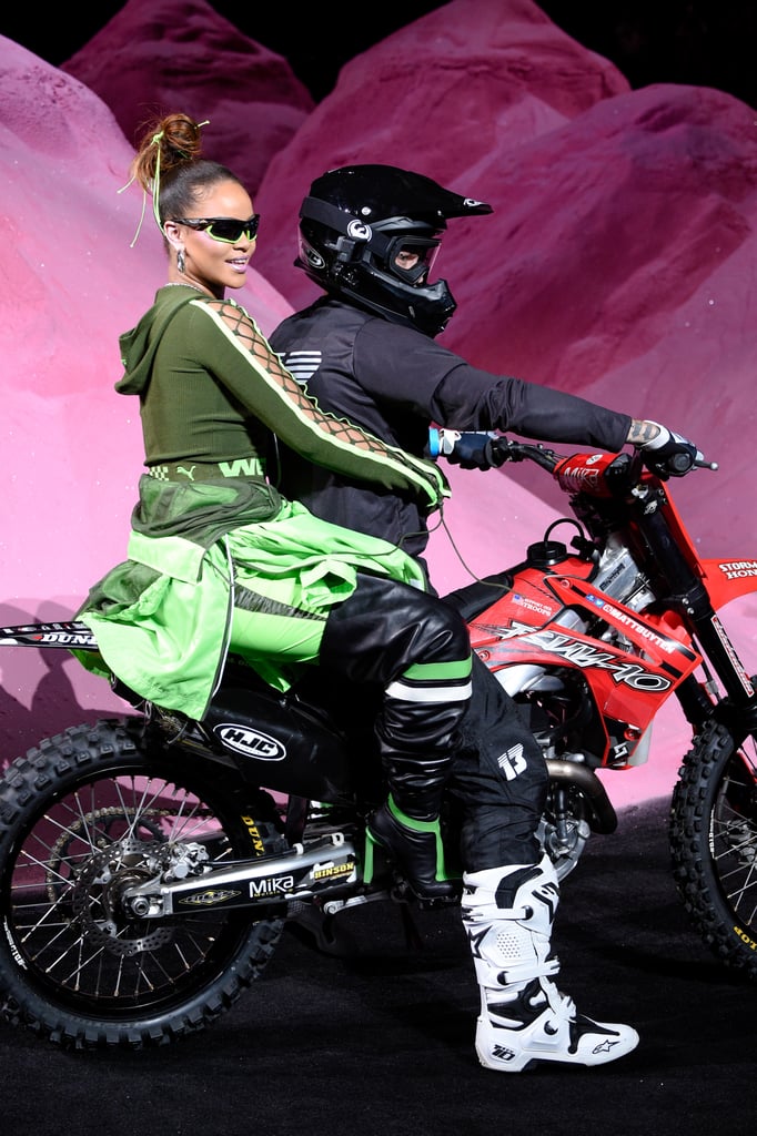 For Her Bow, Rihanna Came Out on a Dirt Bike