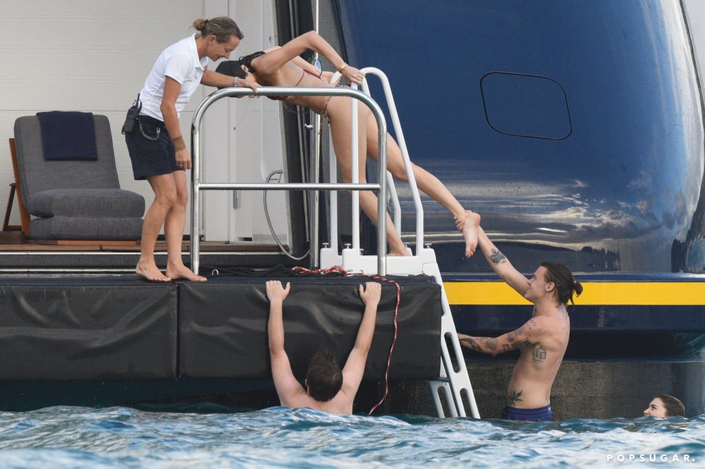 Kendall Jenner and Harry Styles Get Cozy on a Yacht