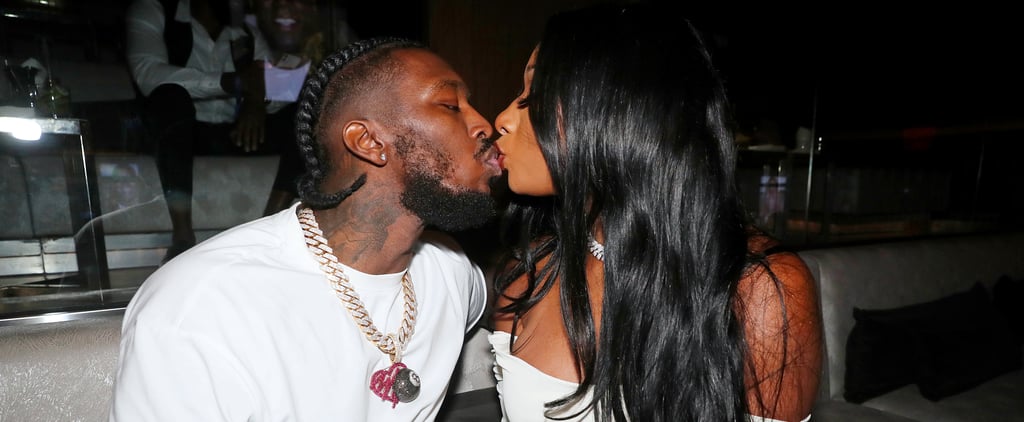 Megan Thee Stallion and Pardi Kiss at JAY-Z's 40/40 Event