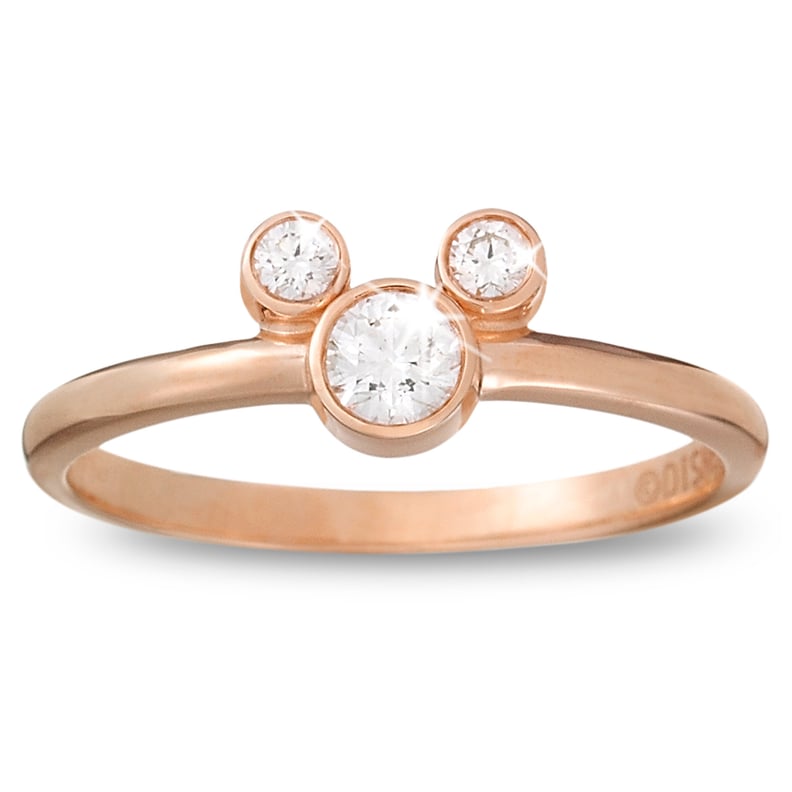 Rose Gold Mickey Mouse Ring