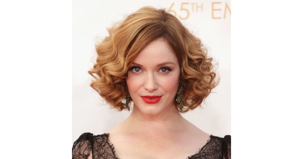 Christina Hendricks Hair And Makeup At Emmys 2013 Pictures Popsugar Beauty 