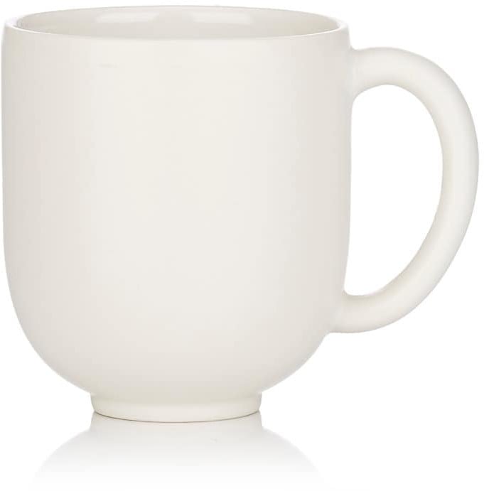 Jars White On White Ceramic Mug